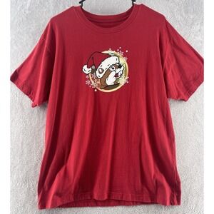 Buc-ees Shirt Mens XL Christmas Red Short Sleeve Its Beginning to look Alot Tee